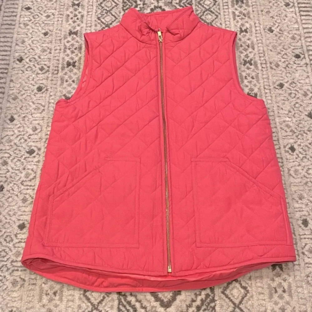 Crewcuts Hot Pink Quilted Pink Puffer Vest